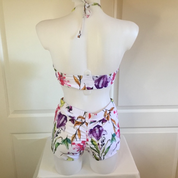 Bikini Swimsuit With Beach Cover Bathing Suit Size Medium - Picture 6 of 11